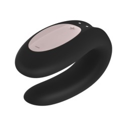 Vibrador Double Joy Com App Satisfyer Preto