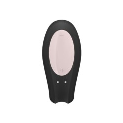 Vibrátor Double Joy S aplikací Satisfyer Černý