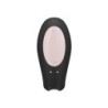 Vibrátor Double Joy S aplikací Satisfyer Černý
