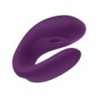 Vibrador Double Joy Com App Satisfyer Roxo