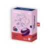 Vibrador Double Joy Com App Satisfyer Roxo