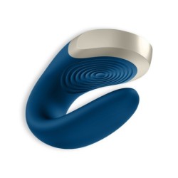 Vibrador Double Love Con App Satisfyer Azul