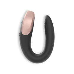 Vibrator Double Love App-ohjauksella Satisfyer Musta