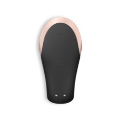 Double Love Vibrátor App-pal Satisfyer Fekete