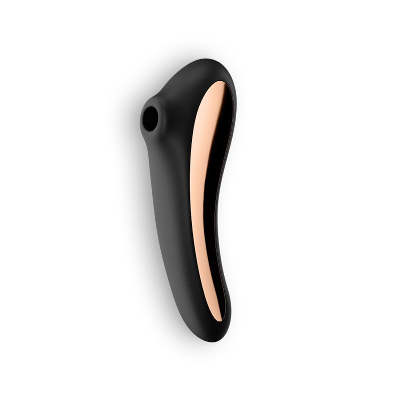 Vibrátor Dual Kiss Satisfyer Černý Vibrátor Dual Kiss Satisfyer Černý