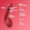 Vibrador Rosa Con Impulso Osiria Crushious