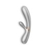 Vibrator Hot Lover z Aplikacijo Satisfyer Srebrn - Šampanjec