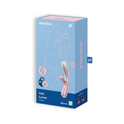 Hot Lover Vibrator With Satisfyer App Pink - Dark Pink