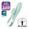 Ilmatäytteinen vibraattori Air Pump Bunny 5 App Connect Satisfyer