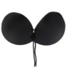 Reggiseno Adesivo Intrecciato Nero Coppa C