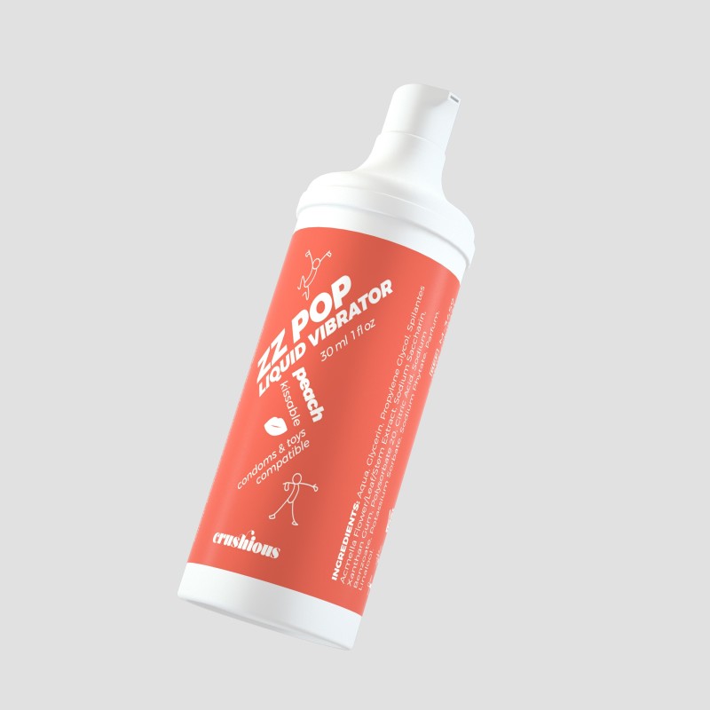 Liquido Zz Pop Vibrátor 30 ml Őszibarack Aromával Crushious