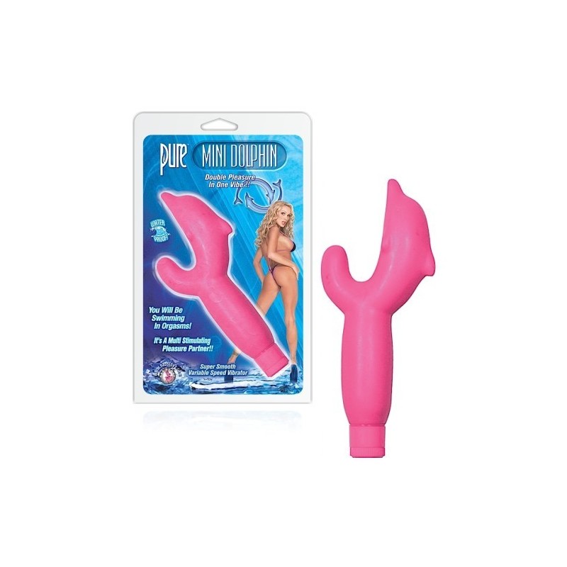 Mini Dolphin Vibrator, Pink Mini Dolphin Vibrator, Pink