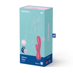 Δονητής Mono Flex Με App Και Bluetooth Satisfyer Κόκκινο