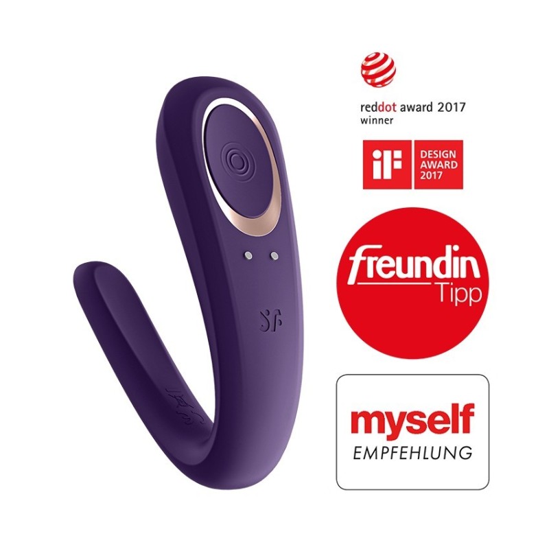 Dubbele Klassieke Vibrator Voor Koppels Met Usb-Oplader