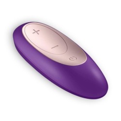 Vibrador Para Casais Double Plus Remote Com Comando E Carregador USB