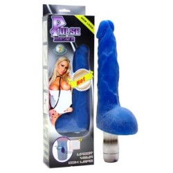Vibratore Pulse Master Realistico Con Luce Blu