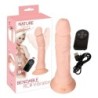 Vibrador Realista Com Controlo Remoto Sem Fios Bendable Rc Nature Skin
