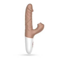Realistisk Vibrator med Frem- og Tilbagebevægelse El Matador Crushious