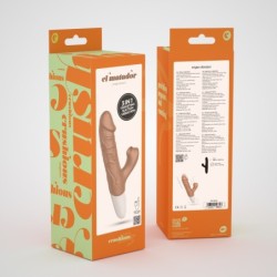 Realistisk Vibrator med Frem- og Tilbagebevægelse El Matador Crushious