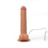 Realistic Vibrator With Balls And Remote Control Vibe Realistix Mod.5 23.5Cm Candy Lust