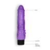 Realistyczny Wibrator 8" Fat Vibe Gc Fioletowy