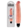 Realistični vibrator King Cock Vibrating Stiffy 7'' Bijeli