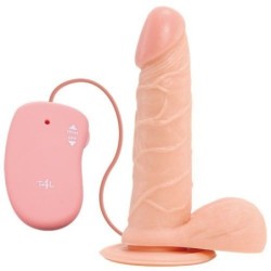 Realistisk Vibrator Real Rapture Earth Flavour 6.5'' Hvid