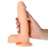 Realistični vibrator Real Rapture Earth Flavour 7.5'' Bel