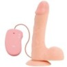 Vibrador Realístico Real Rapture Fire Passion 8'' Blanco