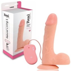Realistični vibrator Real Rapture Fire Passion 8'' Bel