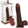 Realistični vibrator Real Rapture Fire Passion 9'' Črn
