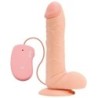 Realistični vibrator Real Rapture Sky Emotion 10'' Bel
