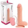 Realistischer Vibrator Real Rapture Sky Emotion 10'' Weiß