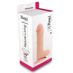 Realistischer Vibrator Real Rapture Sky Emotion 10'' Weiß