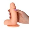 Realistický vibrátor Real Rapture Water Sensations 6'' Bílý