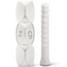 Vibrador Com Aquecimento Recarregável Zig Zag Branco