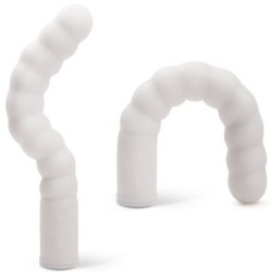 Vibratore con Riscaldamento Ricaricabile Zig Zag Bianco