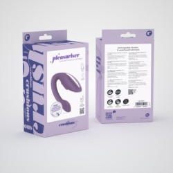 Rechargeable Vibrator With Pleasuriser Remote And Complimentary Crushious Water-Based Lube