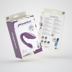 Vibrador Recarregável Com Comando Pleasuriser E Oferta De Lubrificante À Base De Água Crushious