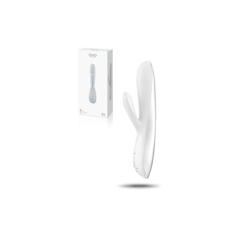 Nabíjateľný vibrátor E5 Ovo Biely Nabíjateľný vibrátor E5 Ovo Biely
