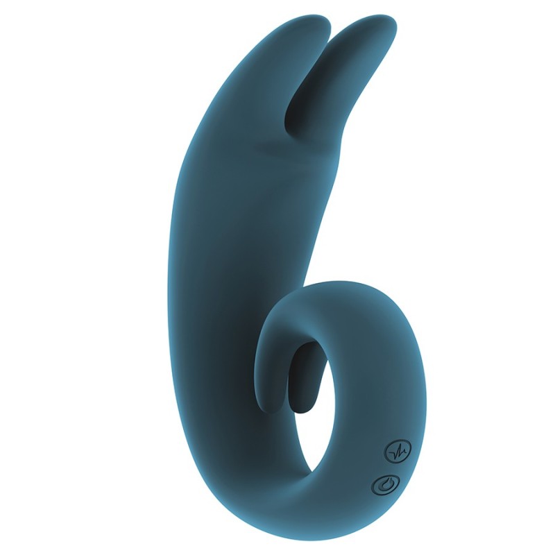 Wiederaufladbarer Vibrator The Lithe Blau