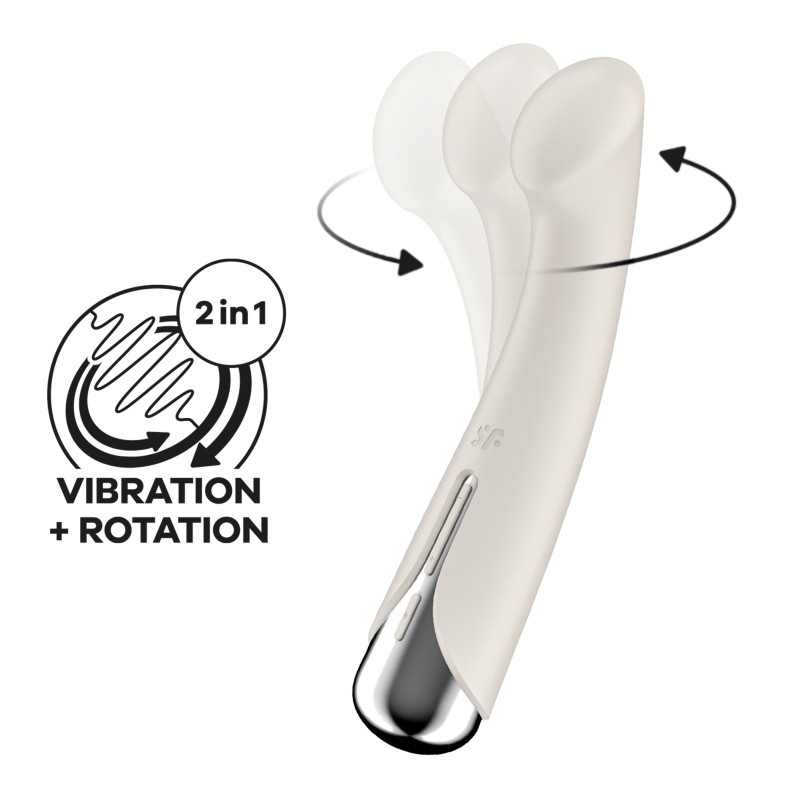 Satisfyer Spinning G-Spot Vibrator 1 Beige