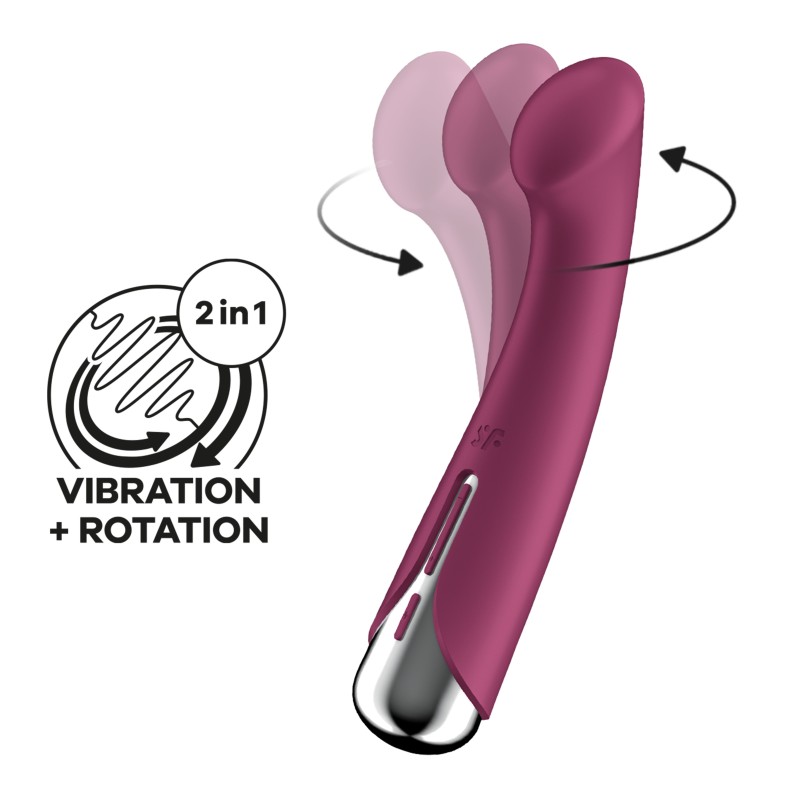 Vibrador Spinning Punt G 1 Vermell Satisfyer