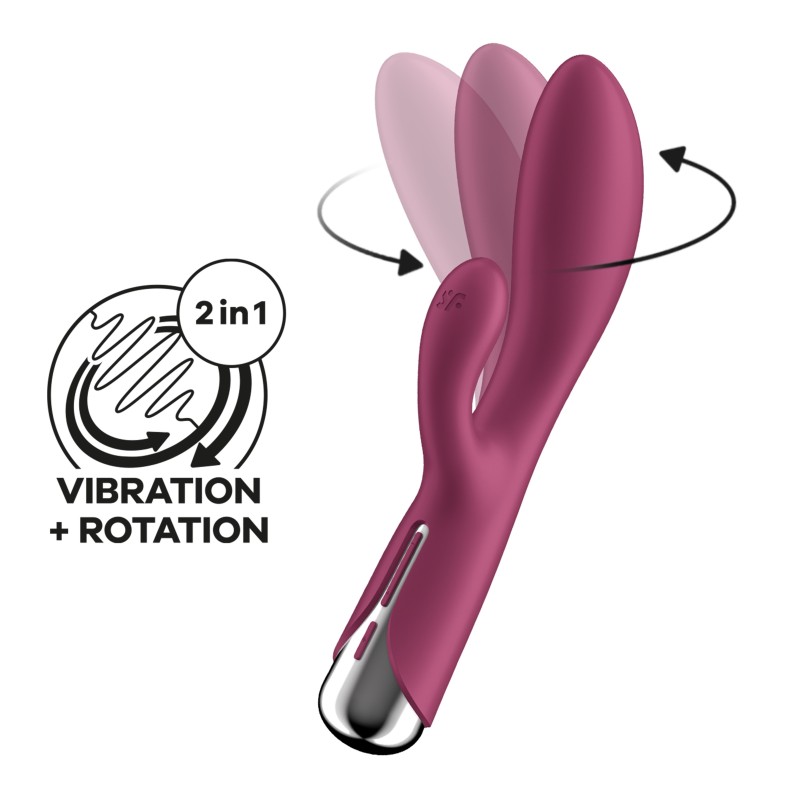 Vibreur Spinning Rabbit 1 Rouge Satisfyer