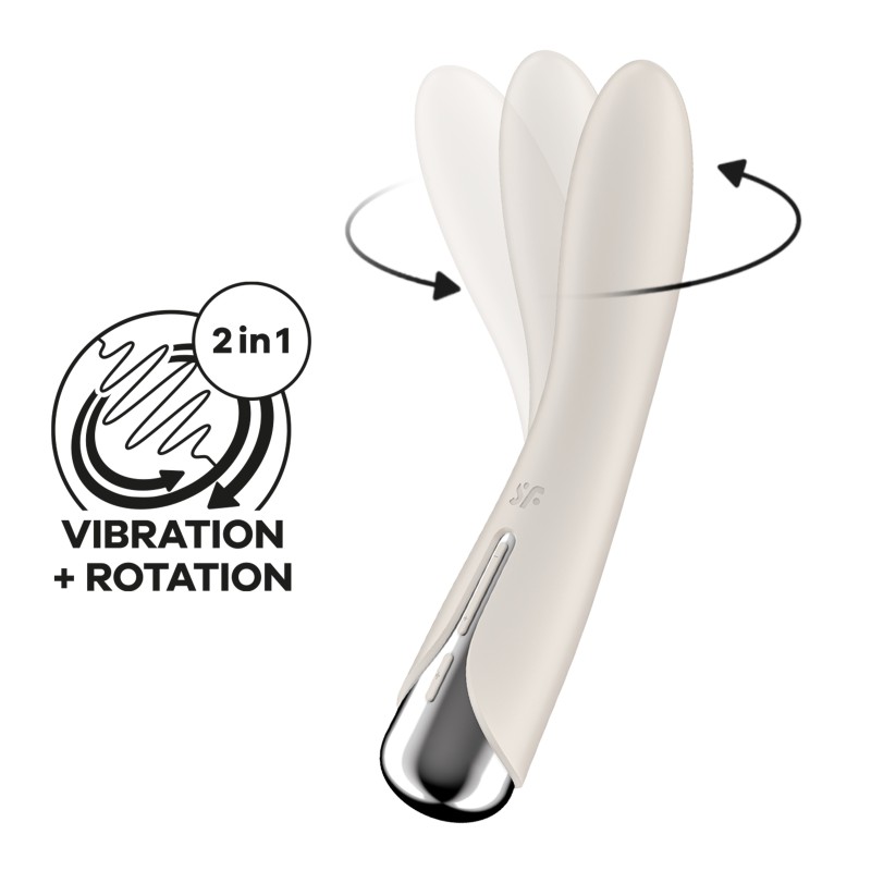 Vibreur Spinning Vibe 1 Beige Satisfyer