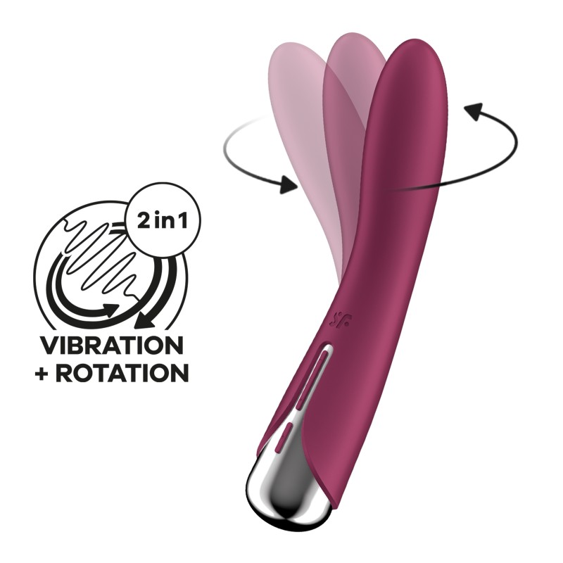 Spinning Vibe 1 Punainen Satisfyer -vibraattori