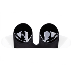 Reggiseno Senza Spalline A U Nero Coppa B