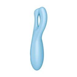 Threesome 4 App-ohjattava Satisfyer -vibraattori, sininen