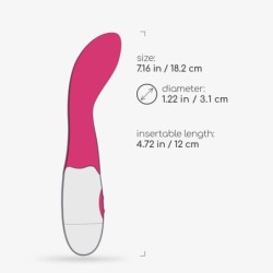 Vibrador Twiglie Com Lubrificante à Base de Água Incluído Crushious