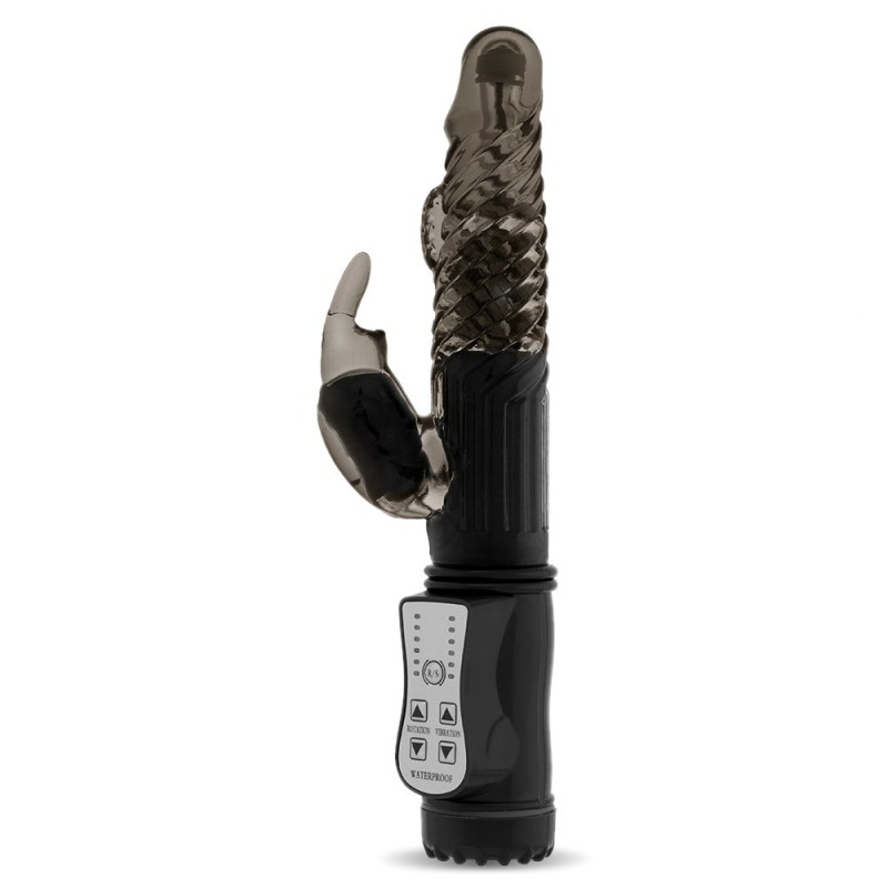 Vibrator Zajček z Vibracijami Črn